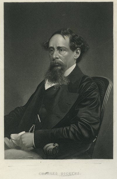 Charles Dickens, ca. 1865 door George Edward Perine